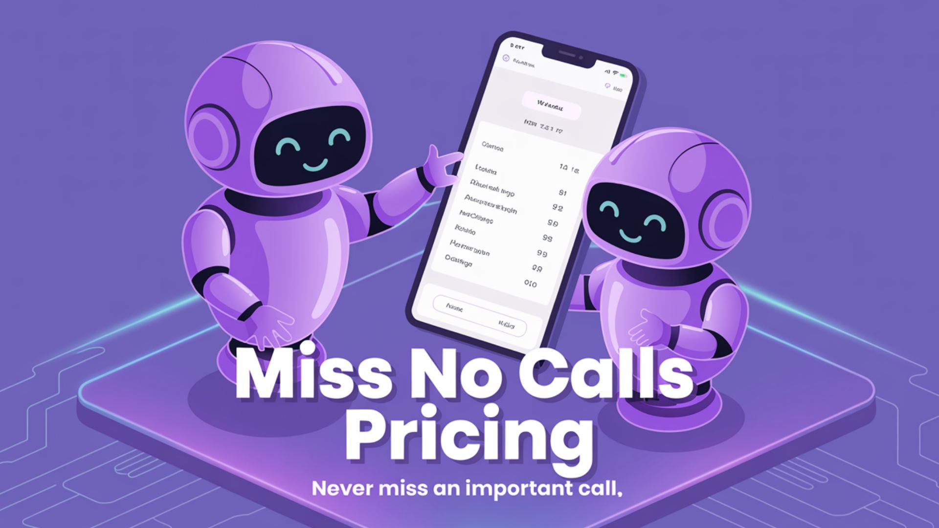 MissNoCalls Pricing