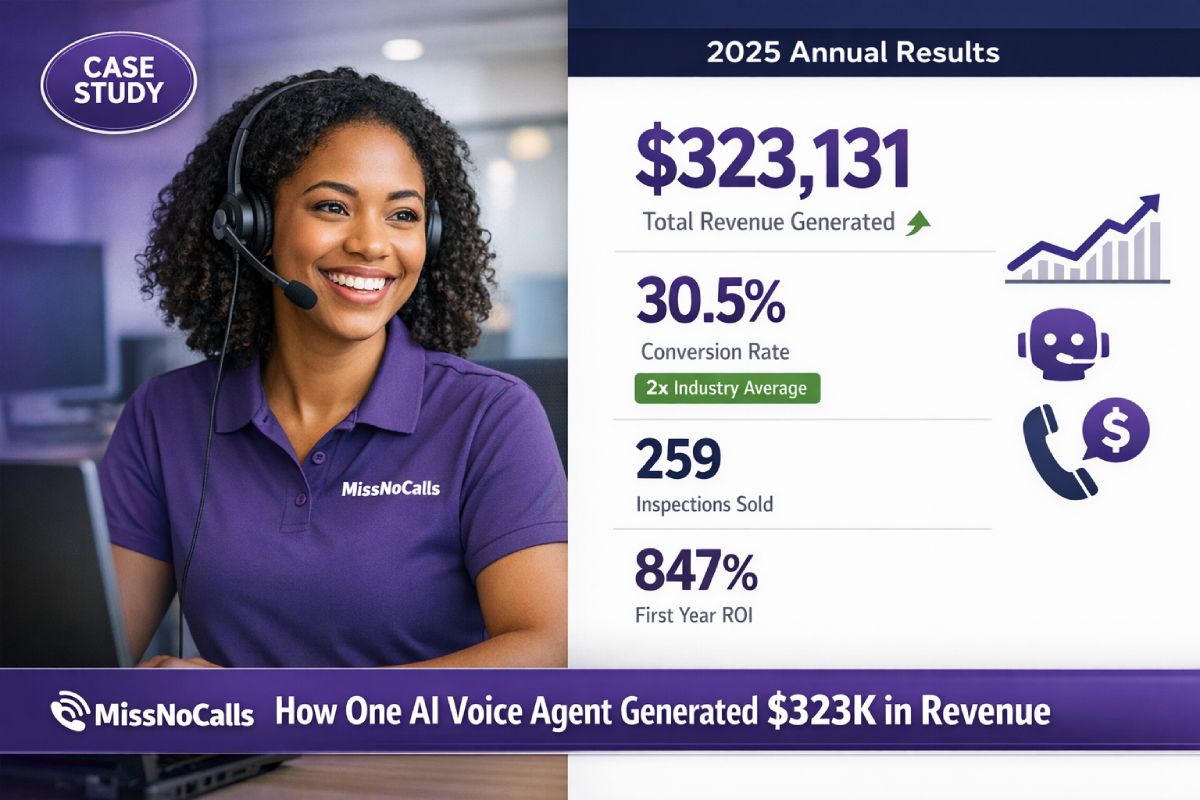Mold Busters generated $323,131 in revenue with AI voice agents