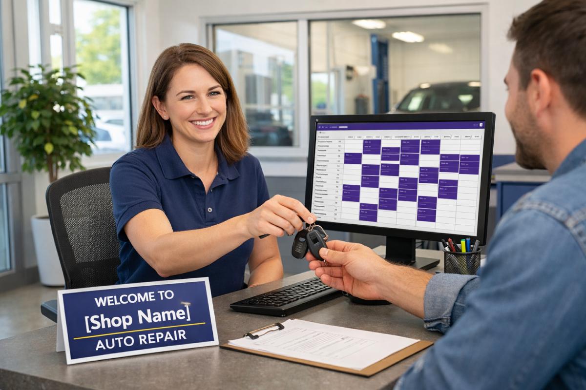MissNoCalls AI managing repair shop appointments